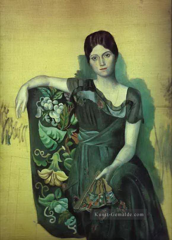 Porträt von Olga im Sessel 1917 Pablo Picasso Ölgemälde